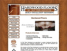 Tablet Screenshot of oldtownhardwood.com